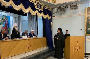 Архимандрит Александр принял участие в конференции посвящённой 150-тилетию назначения епископа Софонии (Сокольского) первым правящим архиереем Ташкентской-Туркестанской епархии. 