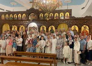 В эмирате Абу-Даби прошло богослужение в праздник Вознесения. 