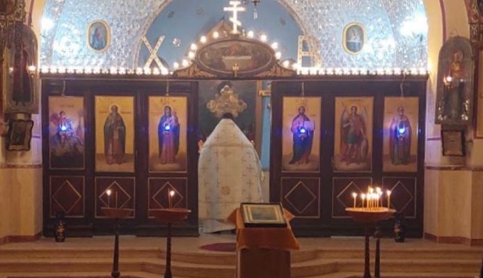 Рождественское богослужение в Свято-Николаевском соборе в Иране.