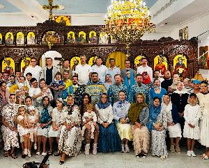 Богослужение в эмирате Абу-Даби на праздник Рождества Богородицы. 