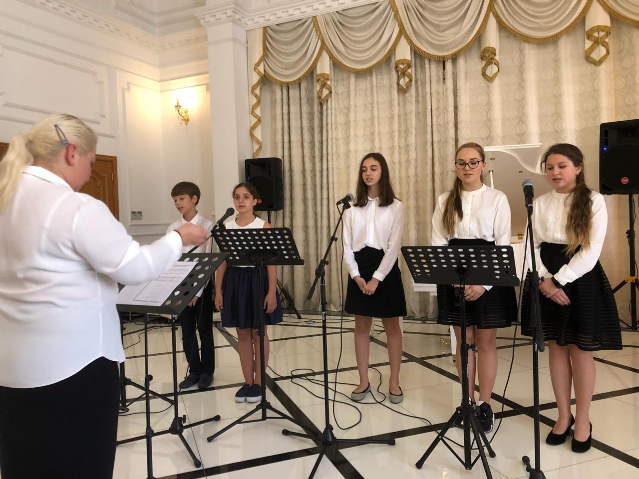 Рождественский концерт прошёл в Патриаршем зале КПЦ храма св. апостола Филиппа. 