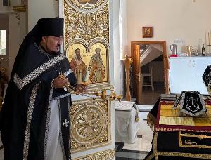 Литургия Преждеосвященных Даров в день памяти преподобного Мартирия Зеленецкого.