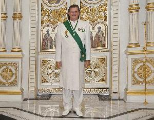 Ктитор храма Юрий Григорьевич Сидоренко награждён орденом преподобного Серафима Саровского ll степени.