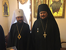 Награждение Архимандрита Александра (Заркешева) медалью св. Марка Эфесского 
