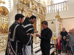 Литургия Преждеосвященных Даров в день памяти святого мученика Савина.