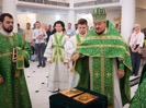 Освящение новых алтарных икон - Христа Спасителя и  Пресвятой Богородицы