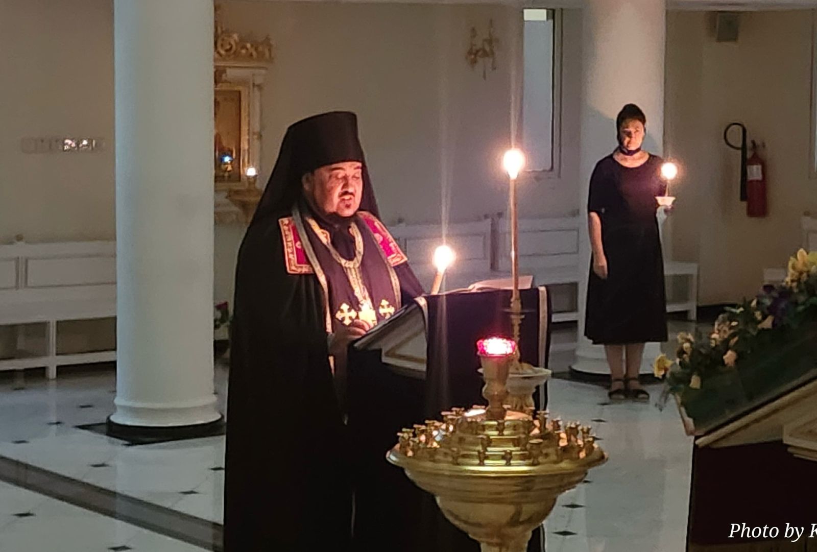 Чтение канона Андрея Критского (Стояние Марии Египетской).
