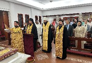 Митрополит Волоколамский Антоний в Королевстве Бахрейн провел православное богослужение. 