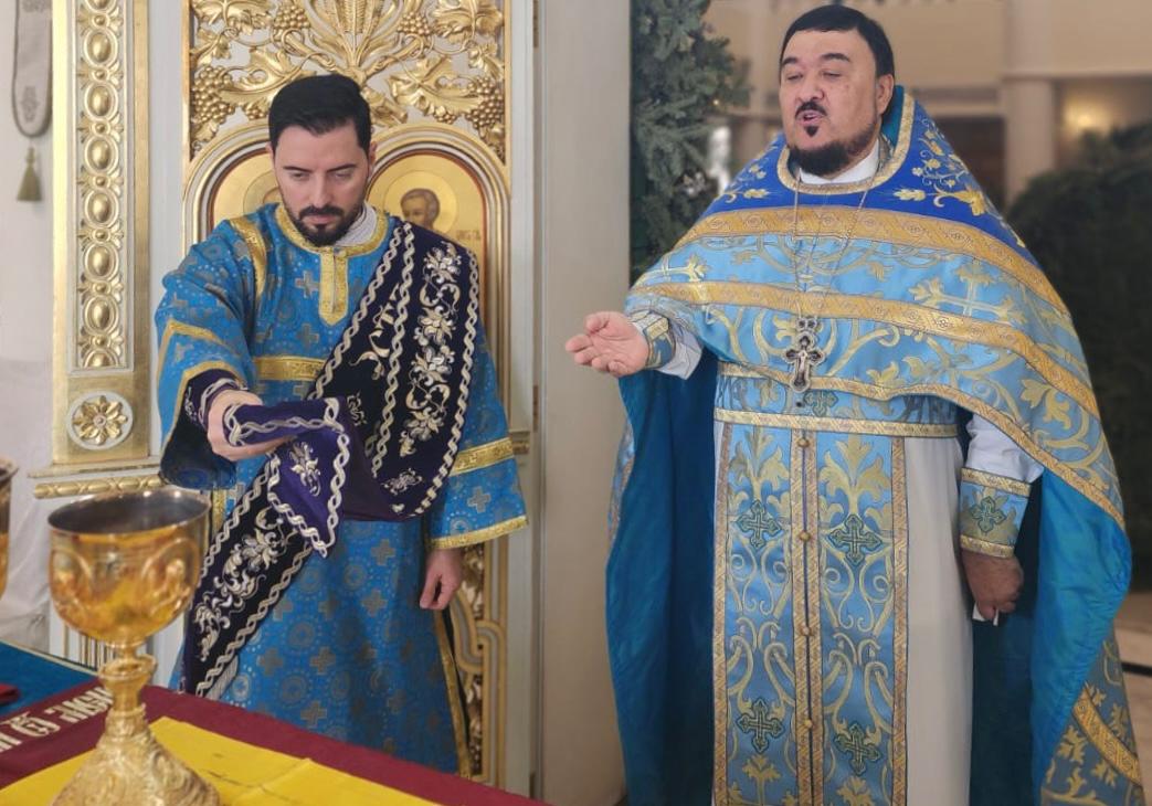 Литургия в праздник Сретения Господня в храме апостола Филиппа. 