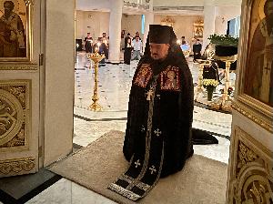 Чтение Великого канона преподобного Андрея Критского на третий день Великого поста. 