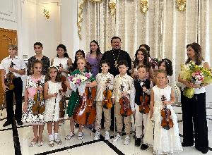 Скрипичный концерт воспитанников класса профессора Ирины Аликаевой.