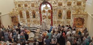 Литургия Василия Великого в Великую Субботу и праздник Благовещения.