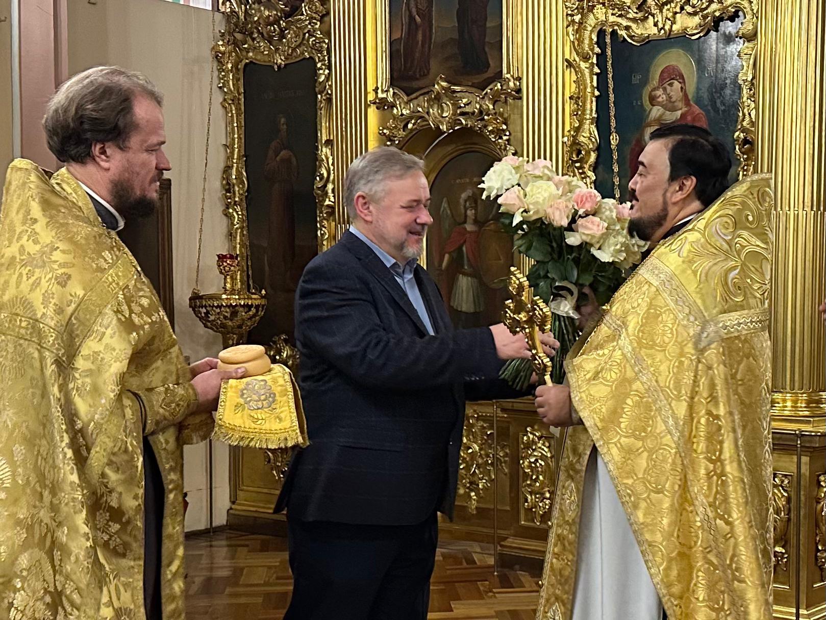 60-летний юбилей и день Ангела архимандрита Александра (Заркешева). 