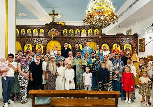 Богослужение в эмирате Абу-Даби в честь Казанской иконы Божией Матери. 