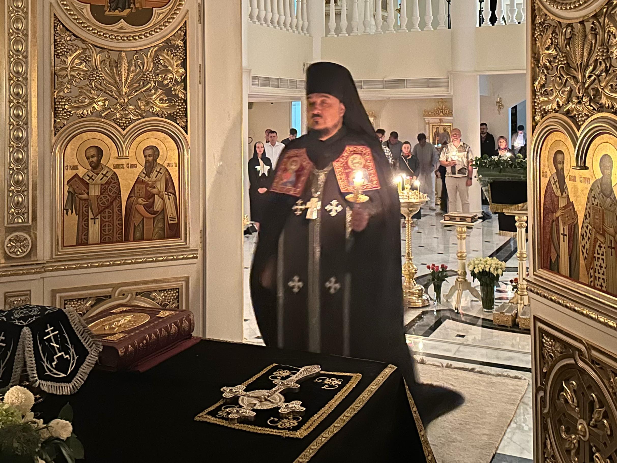 Чтение Великого канона преподобного Андрея Критского в четверг первой седмицы Великого поста. 