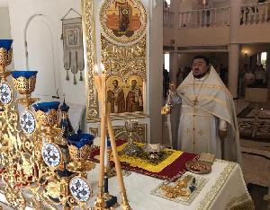 Празднование дня памяти собора Архангела Гавриила.