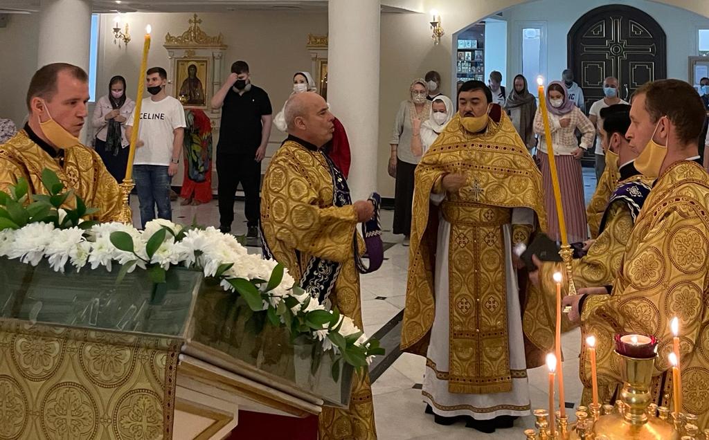 Литургия и молебен на Новый Год в день памяти святого пророка Даниила.