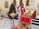 Освящение новых храмовых икон - святой мученицы Наталии и священномученика Александра