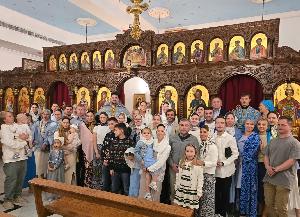 Богослужение в эмирате Абу-Даби в праздник Введения во храм Пресвятой Богородицы.  