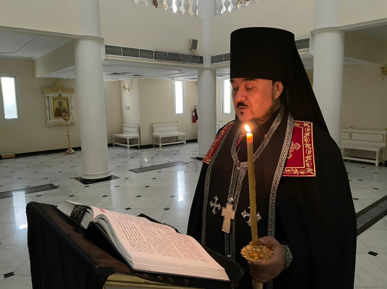 Чтение Великого канона преподобного Андрея Критского.